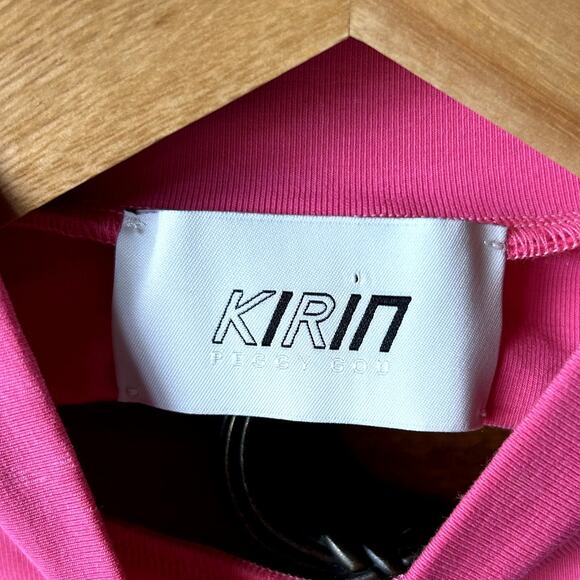 Kirin Peggy Gou bright Fuchsia pink Open back Bodysuit Size S - Picture 7 of 11